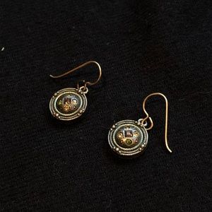 Bronze artisan earrings